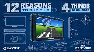 Ultimate Motorhome / Campervan Sat Nav Snooper S9900 Pro Ventura