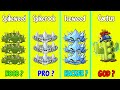 ICEWEED vs SPIKEWEED vs SPIKEROCK vs CACTUS - Who Will Win? - PvZ 2 Plant Vs Plant