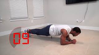 Plank For 20 Seconds - Full Body Home Workout