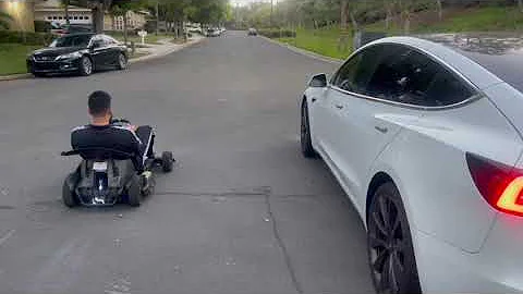 Ninebot go kart pro vs Tesla