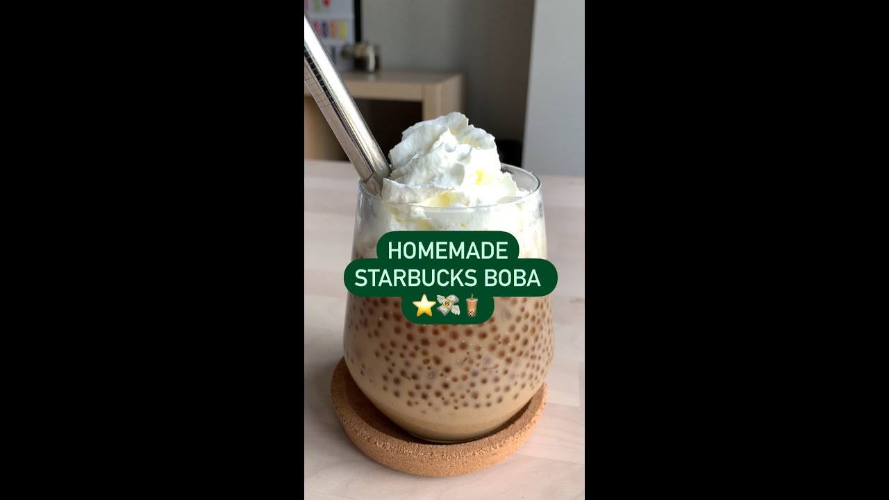 Homemade Starbucks Boba: How To Make Coffee Popping Pearls