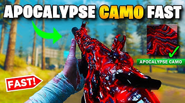 Ontgrendel de Apocalypse-camouflage in 1 dag! De snelste manier om de Apocalypse-camouflage in Wa...