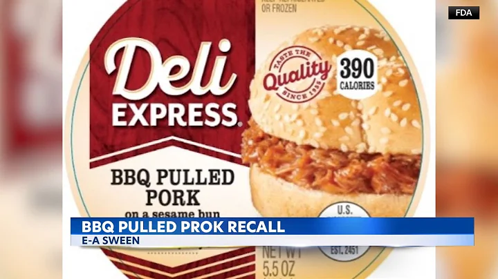 Stores recall BBQ sandwiches over plastic hazard