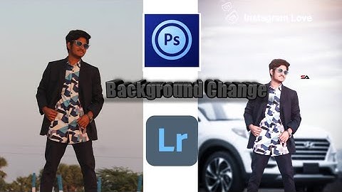 Background Change PS touch lightroom mobile editing