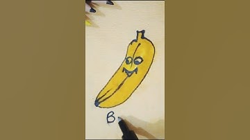 Banana drawing ❤️🤩😋#drawing #motivation #inspiration #trending #viral #youtube #shorts #art #song