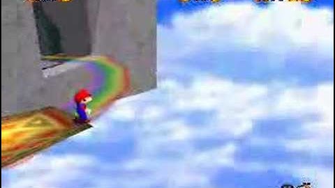 sm64-RR-all stars A button challenge (TAS) updated part1