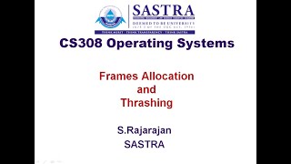Frame Allocation and Thrashing