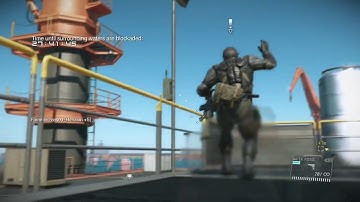 MGSV: Kill Count "Support Platform" Infiltration Perfect Stealth & Water Pistol