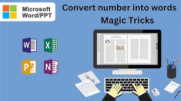 How to Convert Number into Words in MS Word in Shortcut Key | MS word magic tricks @MohsinkhaliqMK