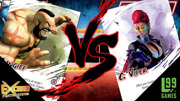 Street Fighter EXCEED - Zangief VS C. Viper