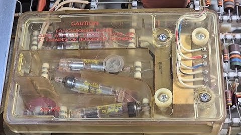 CRT Anode Supply and Driver Tubes in the Tektronix 547