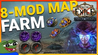 PoE 3.24 | 8-Mod Map Farm | 100 Maps