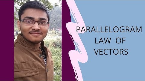 Parallelogram Law of Vectors | Physics class 11 Vectors part 04 | CBSE | ISC | JEE | NEET