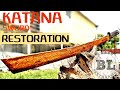 Old Rusty Japanese KATANA SWORD Restoration