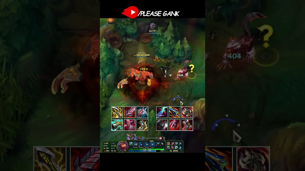 CRIT NASUS Vs RENEKTON FIGHT Leagueoflegends