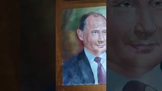 Acrylic on canvas(Vladimir Putin)