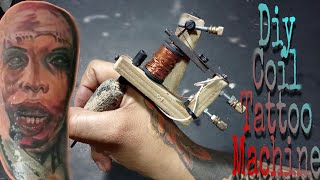 how to make single coil tattoo machine at home /paano gumawa ng tattoo machine