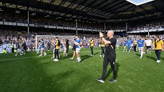 THANK YOU, EVERTONIANS! 💙 | Players' lap of appreciation at Goodison