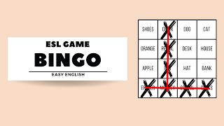 ESL Games - Bingo Classroom Game #eslgames screenshot 1