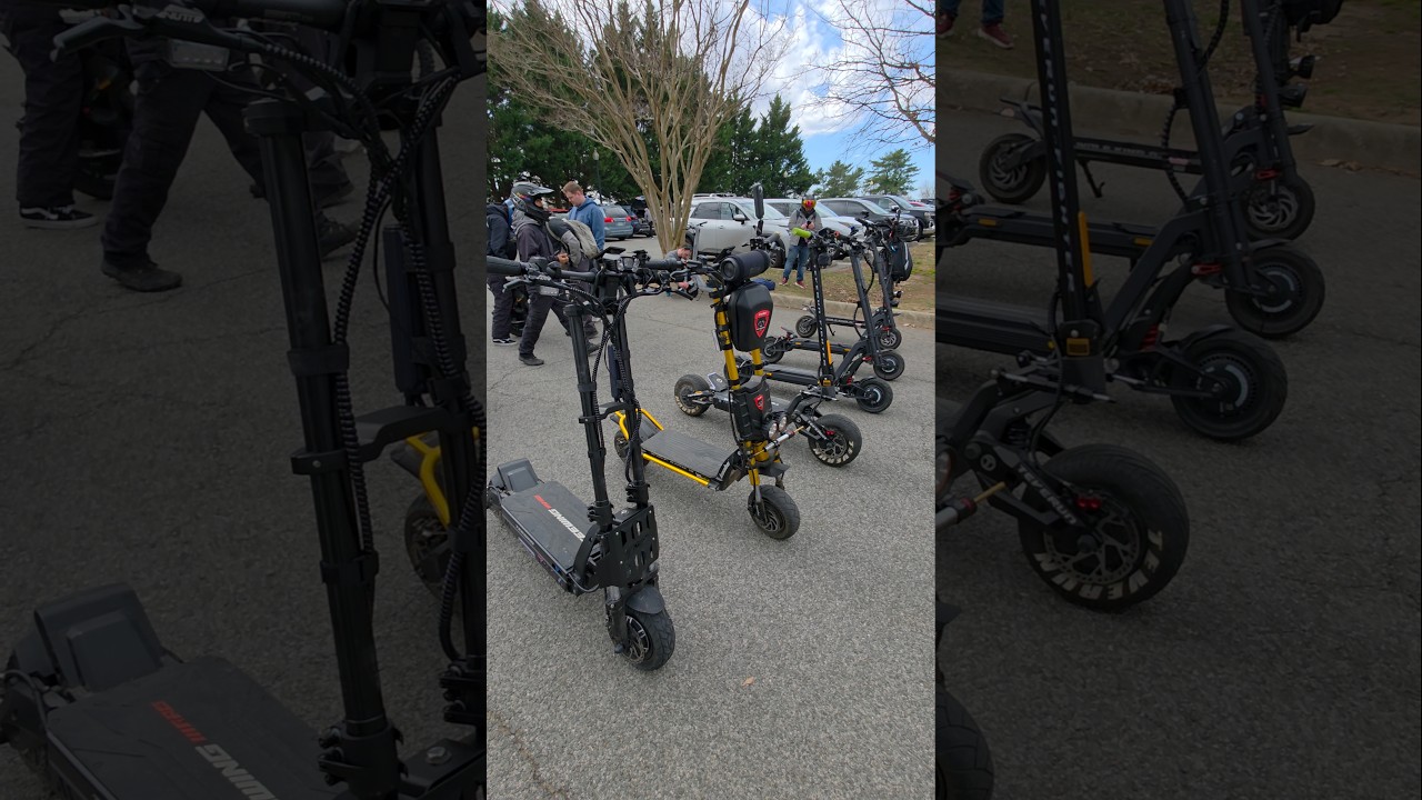 Drag Race Today with the Best Scooters I could find in Washington DC #shorts #scooter #escooter