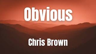Obvious || Chris Brown || karaoke
