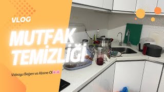 MUTFAK TEMİZLİĞİ/MUTFAK TOPARLAMA/HIZLANDIRILMIŞ MUTFAK TEMİZLİĞİ / SESSİZ VLOG / TEMİZLİKMOTİVASYON