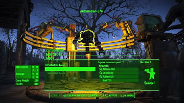 Fallout 4 Automatron starting to build my robot.