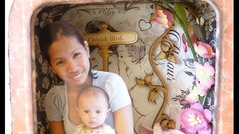 Altered square shadow box