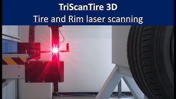 Tire and Rim 3D laser scanner