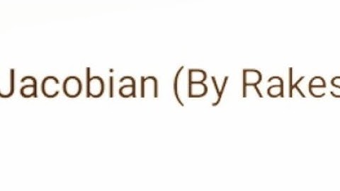 #Jacobian #RakeshYadavSir #BSc #Sem2 #MathsSolutions #VikramUniversity