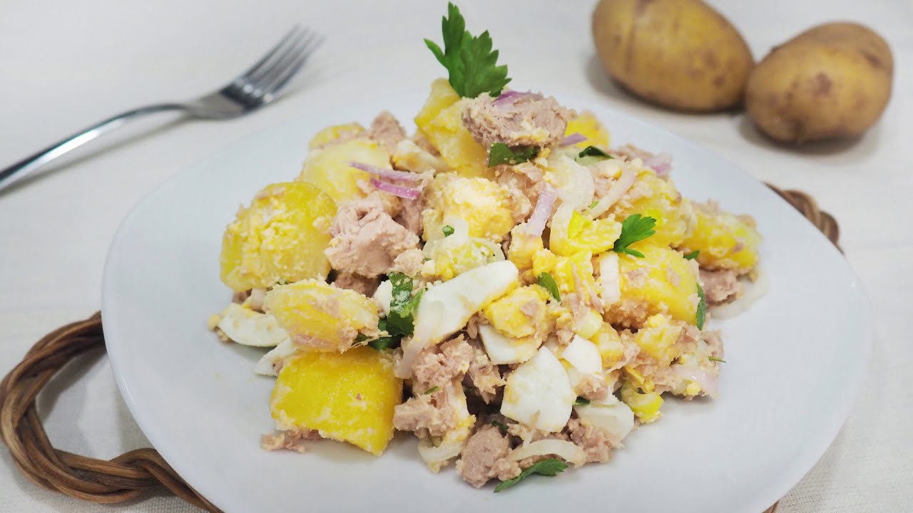 PATATAS ALIÑADAS al estilo de Cádiz o Papas Aliñás + TRUCO para potenciar el sabor