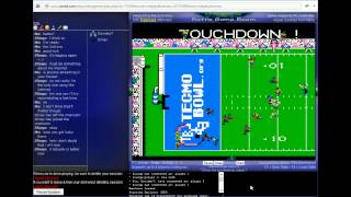 Tecmo Super Bowl 2015 (tecmobowl.org hack) - Tecmo Super Bowl 2015 Netplay Tournament Week 10: Davideo7 vs Zlinqx - User video