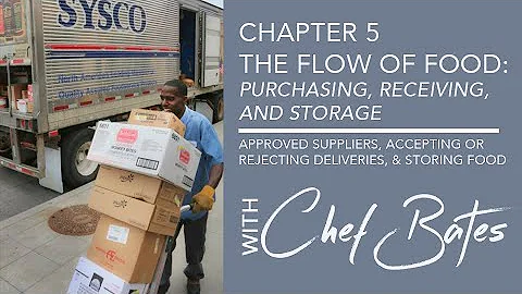ServSafe Chapter 5: Ordering, Receiving, and Storage
