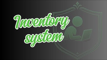 Unity Inventory System Part 1 - A
