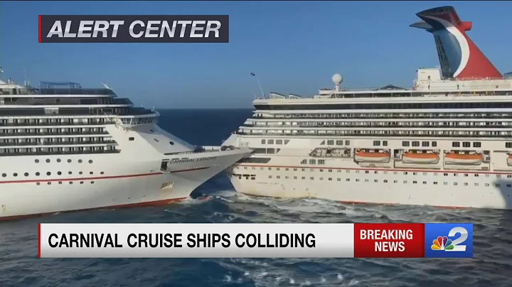Carnival cruise ships collide in Cozumel Mexico