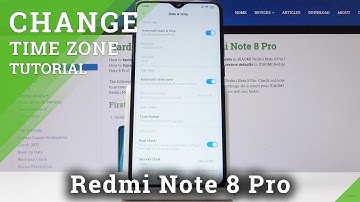 How to Update Time in XIAOMI Redmi Note 8 Pro - Date & Time Settings