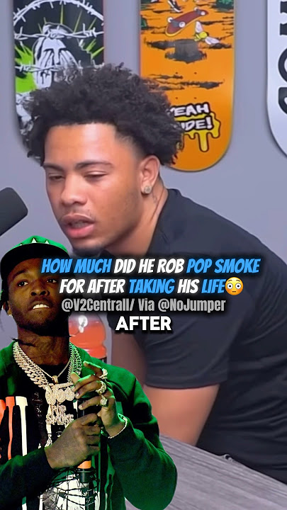 How Much Did He Take From Pop Smoke😳 #popsmoke #rapper