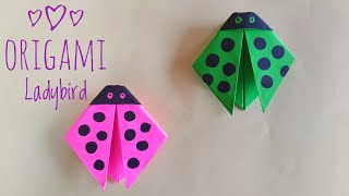 How To Make Ladybird Step By Step - Cara Membuat Origami Kumbang