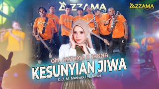 Dengan suara lembutnya janna menyanyikan lagu “KESUNYIAN JIWA” Feat Om Azzama