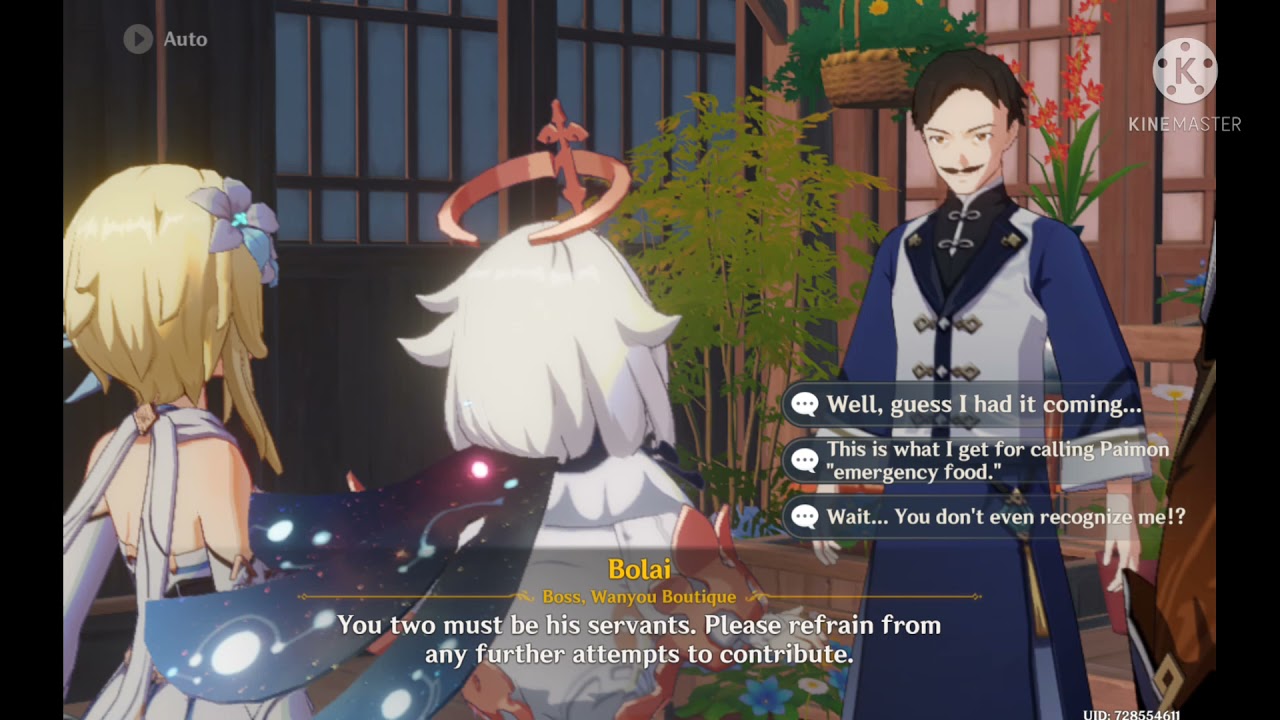 DON'T MADE PAIMON MAD! or you regget this.....