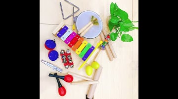 Trọn bộ nhạc cụ cảm thụ Âm nhạc cho bé yêu