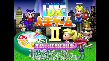 Game of Life, The - DX Jinsei Game II - Sony PlayStation - Intro & Title Screen