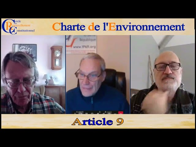 Critique de l'article 9 de la Charte de l'Environnement - Christian Laurut