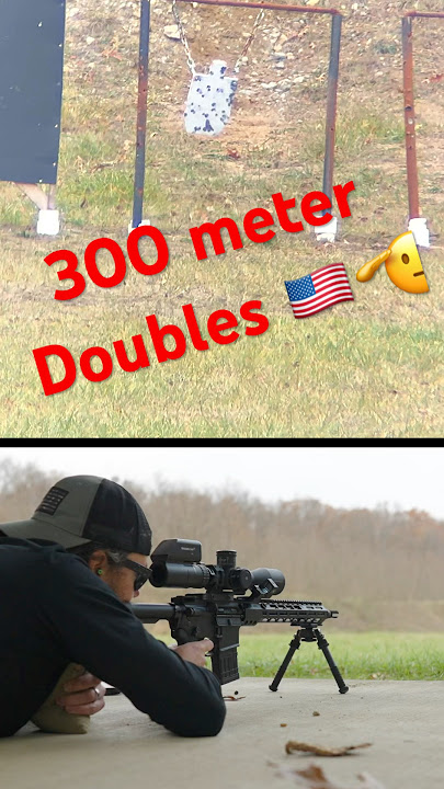 300-Yard AR-15 Doubles — PERFECT Bullet Trace on Scope Cam! @ARKENOPTICSUSA