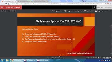 Cómo crear tu primera aplicacion ASP.NET MVC utilizando Visual Studio