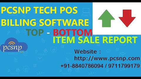 Fast-Slow Item Moving Report | PCSNP TECH | 2021