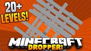 Minecraft LAVA DROPPER! (20 Levels of Death!) w\/PrestonPlayz \& MrWoofless