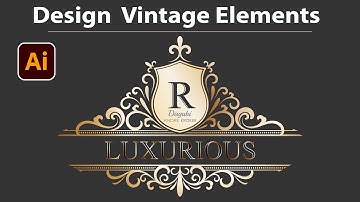 How I Design a Vintage Luxurious Logo Frame in Adobe Illustrator