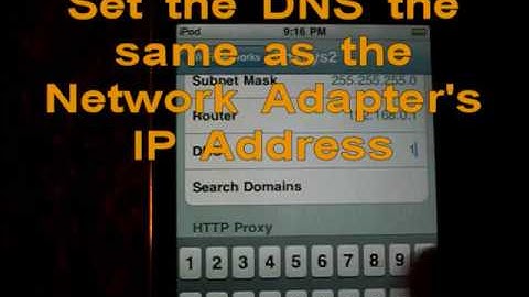 iPod Touch Wifi with dial-up Video Tutorial