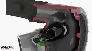 See the Venturi effect inside a 2nd stage regulator